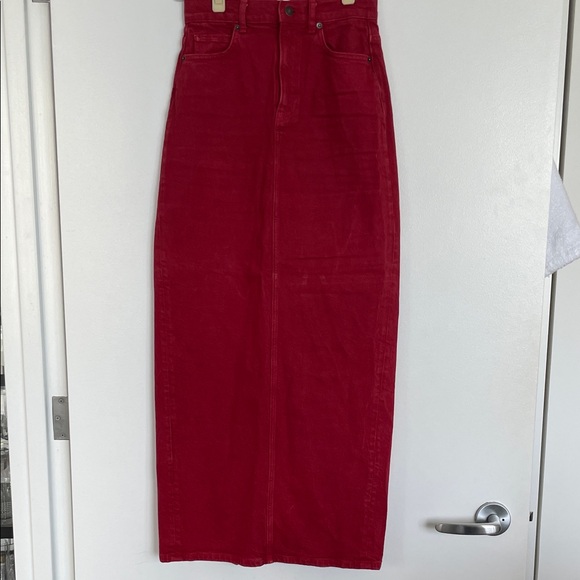 Reformation Red Maxi Skirt - Picture 5 of 6